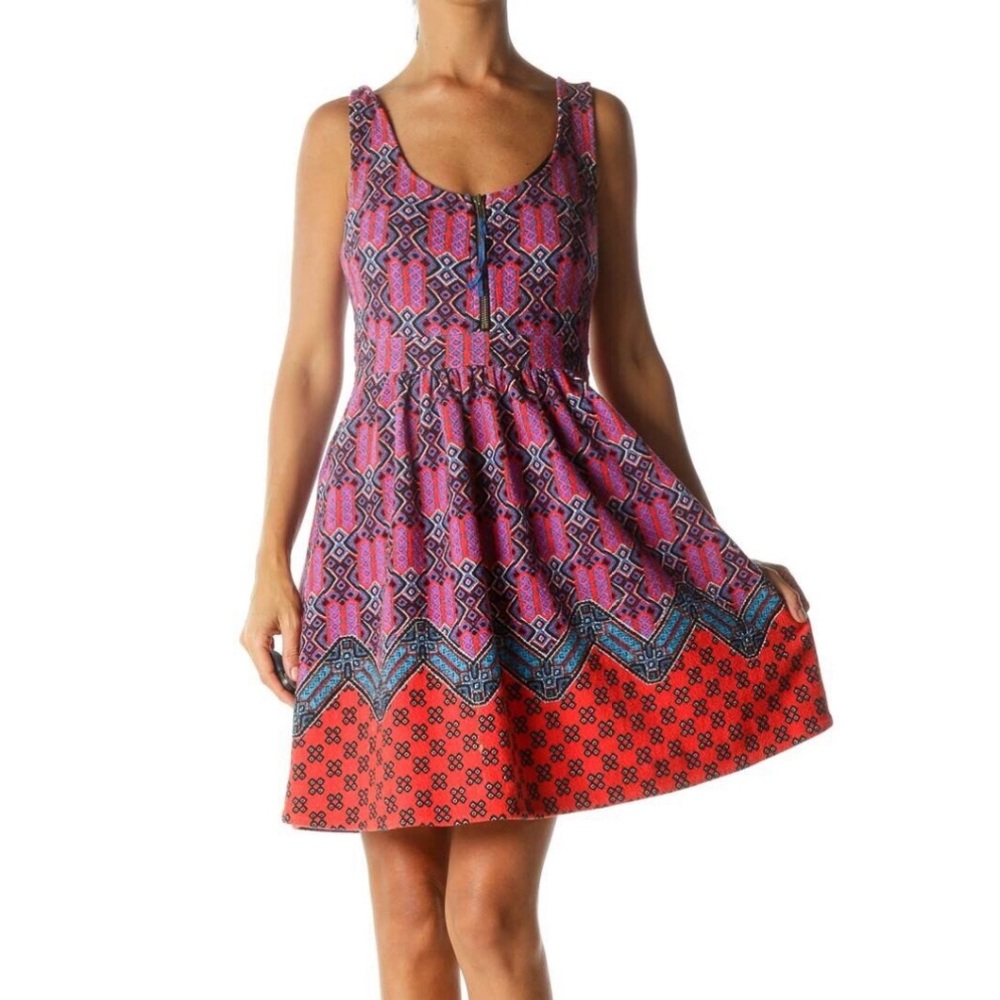 LIKE NEW Anthropologie Maeve Fit & Flare Dress - Size 6 (can fit size 8)